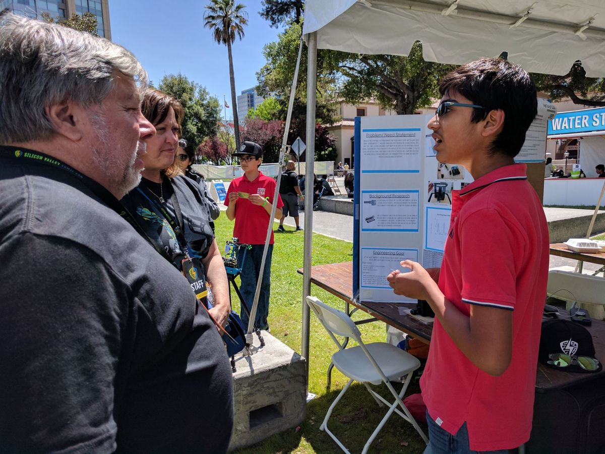 NFC Tap & Go: Presenting to Woz & State Science Fair.